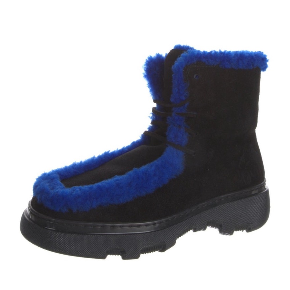 Burberry Suede Lug Boots